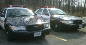 Picture of auxiliary police cars